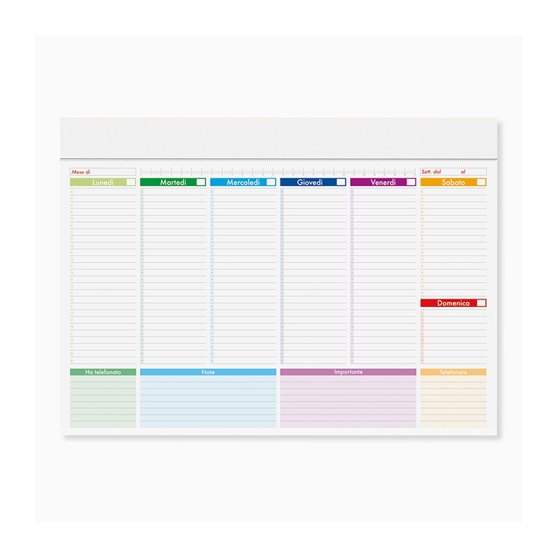 Planning Mini Multicolor